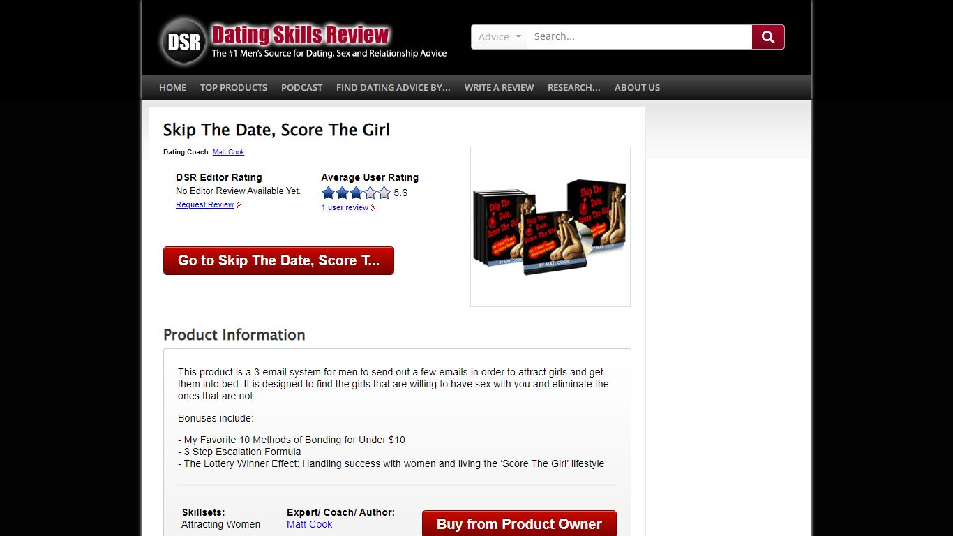 Skip The Date, Score The Girl Reviews - Dating Skills Review