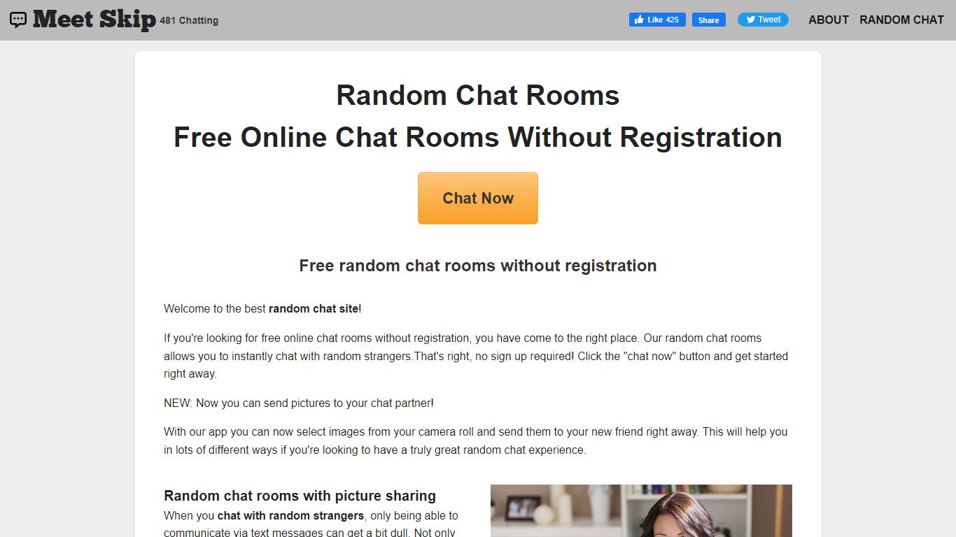 Meet Skip - Free Online Chat Rooms Without Registration